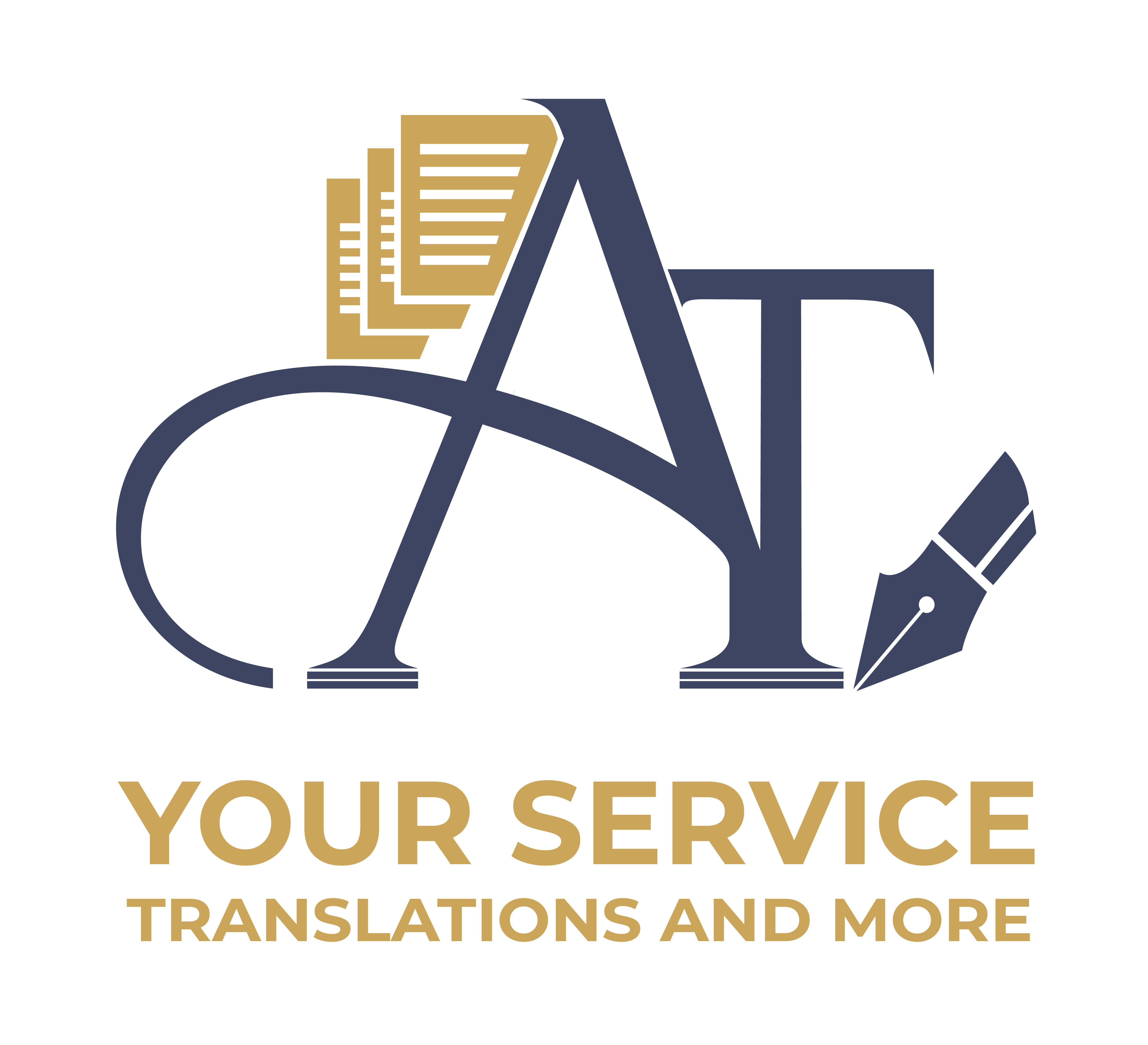 at your service translations and more - logo